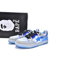 PKGoden A Bathing Ape Bape Sk8 Sta Low Gradient blue,1G70-109-0024