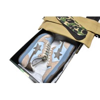 PKGoden A Bathing Ape Bape Sk8 Sta Low Light Blue，1G70-109-0013