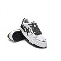 PKGoden A Bathing Ape Bape SK8 Sta White Silver,1H80-191-020