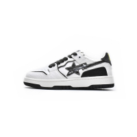 PKGoden A Bathing Ape Bape SK8 Sta White Silver,1H80-191-020