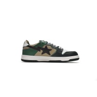 PKGoden A Bathing Ape Bape Sta Low Green Hills Black Green,1G70-109-0027