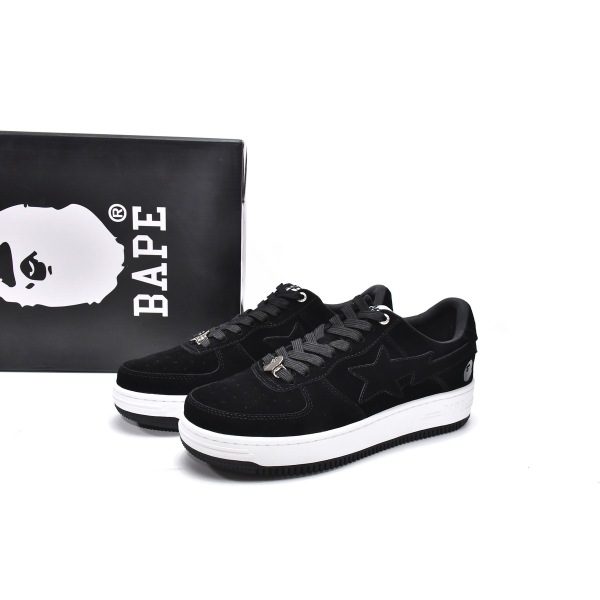 PKGoden A Bathing Ape Bape Sta Low Morandi Black,1G70-109-0011