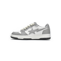 PKGoden A Bathing Ape Court Sta Light Grey Cream,1G70-191-033