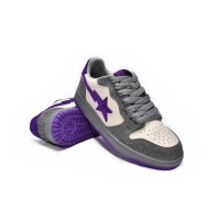 PKGoden A Bathing Ape Court Sta Mist Grey Royal Purple,1G70-191-032