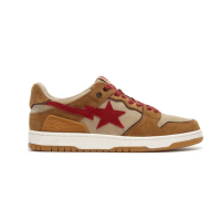 PKGoden A Bathing Ape Sk8 Sta Wheat Red,1G70-191-030