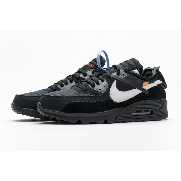 PKGoden Air Max 90 OFF-WHITE Black，AA7293-001  