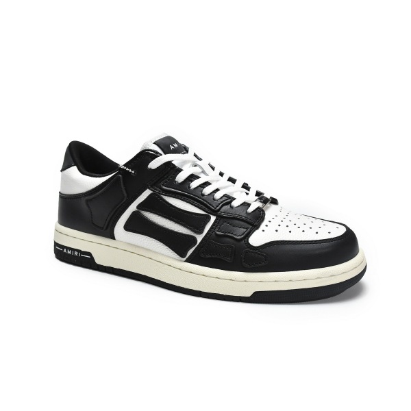 PKGoden AMIRI Skel Top Low Black White,MFS003-004