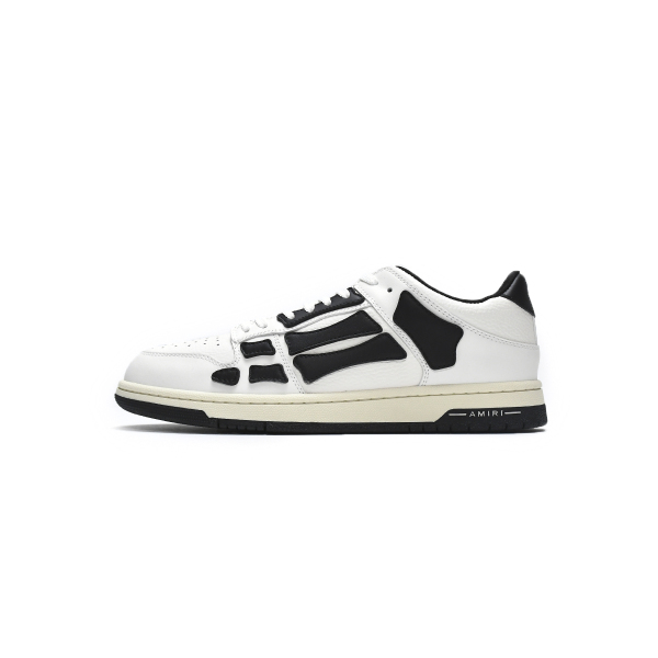 PKGoden AMIRI Skel Top Low Whtie Black,MFS003-111