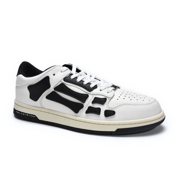 PKGoden AMIRI Skel Top Low Whtie Black,MFS003-111