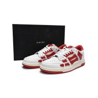 PKGoden AMIRI Skel Top Low Whtie Red,MFS003-124