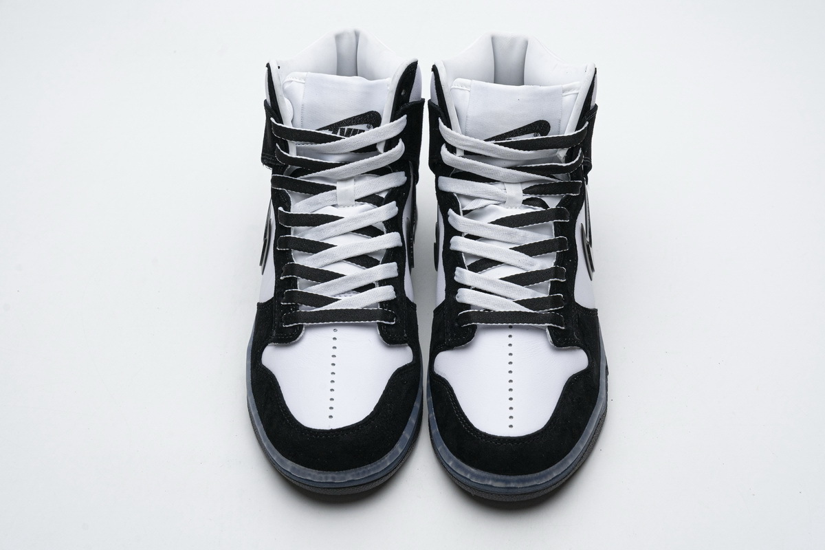 LJR Dunk High Slam Jam White Black，DA1639-100 