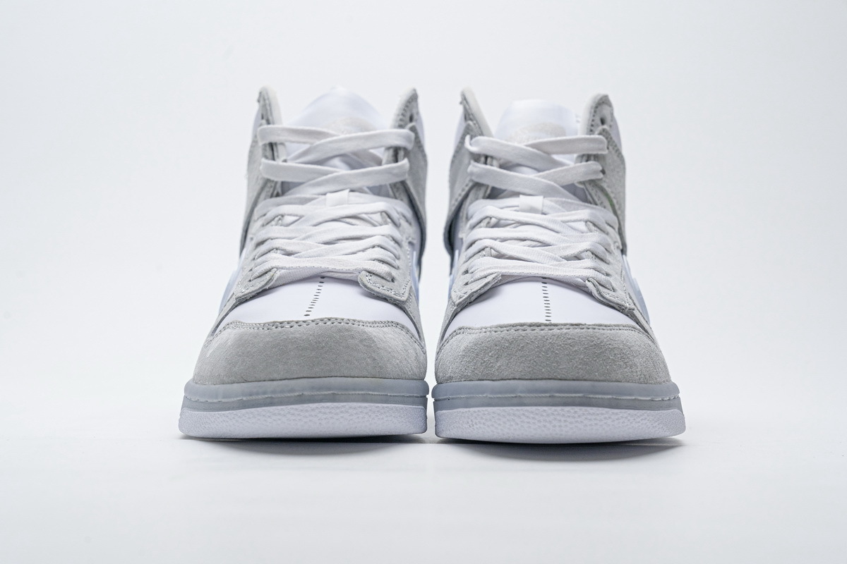 LJR Dunk High Slam Jam White Pure Platinum，DA1639-100 