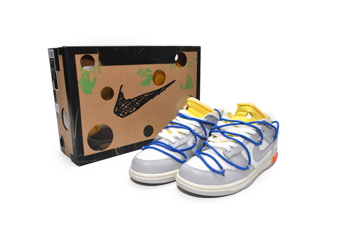 LJR Dunk Low Off-White Lot 10, DM1602-112