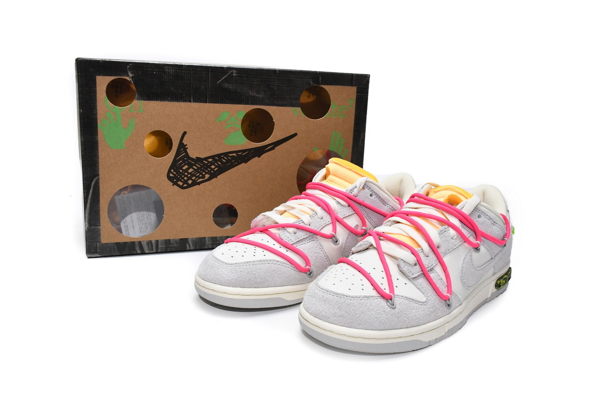 LJR Dunk Low Off-White Lot 17，DJ0950-117
