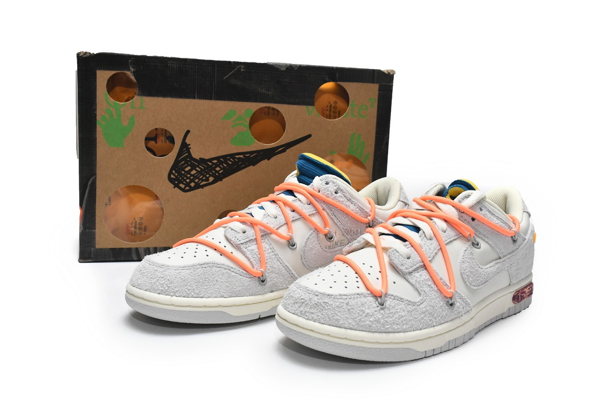 LJR Dunk Low Off-White Lot 19，DJ0950-119