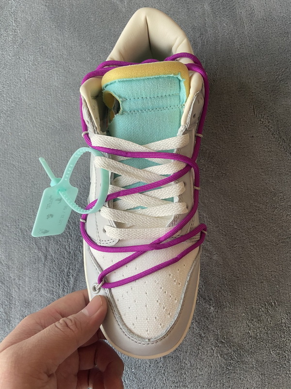 LJR Dunk Low Off-White Lot 21, DM1602-100