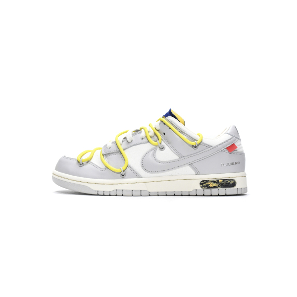 PKGoden Dunk Low Off-White Lot 27，DM1602-120