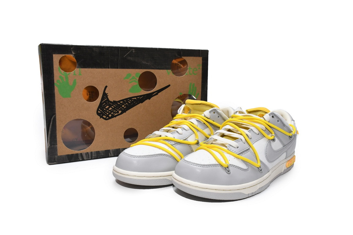 LJR Dunk Low Off-White Lot 29，DM1602-103