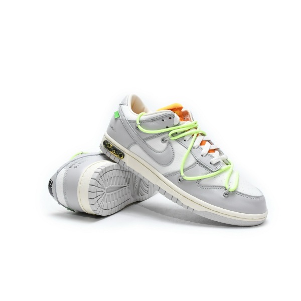 PKGoden Dunk Low Off-White Lot 43，DM1602-128