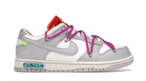 LJR Dunk Low Off-White Lot 45，DM1602-101