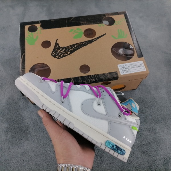 PKGoden Dunk Low Off-White Lot 45，DM1602-101