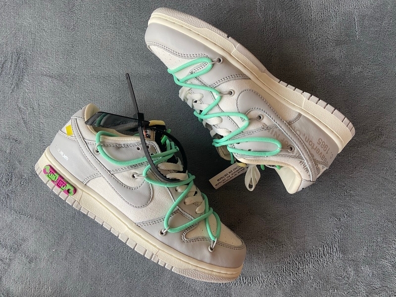 LJR Dunk Low Off-White Lot 4, DM1602-114