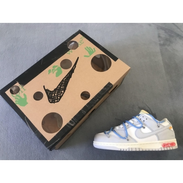 PKGoden Dunk Low Off-White Lot 5，DM1602-113