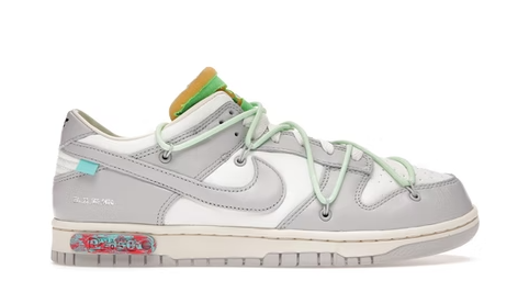 LJR Dunk Low Off-White Lot 7，DM1602-108