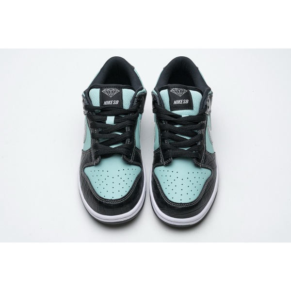 PKGoden Dunk SB Low Diamond Supply Co. Tiffany，304292-402 