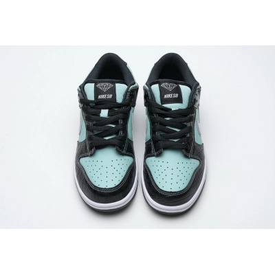 LJR Dunk SB Low Diamond Supply，304292-402  02