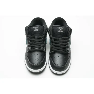 LJR Dunk SB Low Diamond Supply Co Black Diamond, BV1310-001 02