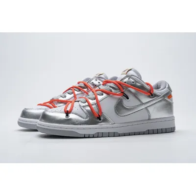 LJR Dunk SB Low OFF White Silver White，CT0856-800 02