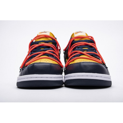 PKGoden Dunk SB Low Off-White University Gold Midnight Navy, CT0856-700