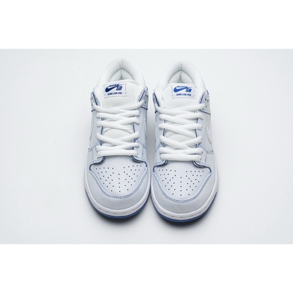 PKGoden Dunk SB Low Premium White Game Royal, CJ6884-100