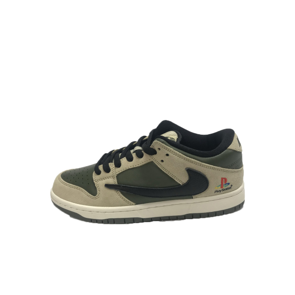 PKGoden Dunk SB Low PS5 Travis Scott PlayStation Beige Green,CU1726-100