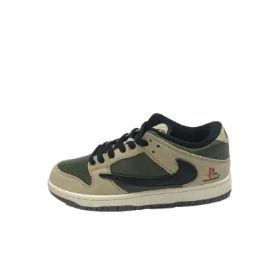 LJR Dunk SB Low PS5 Travis Scott PlayStation Beige Green,CU1726-100 01