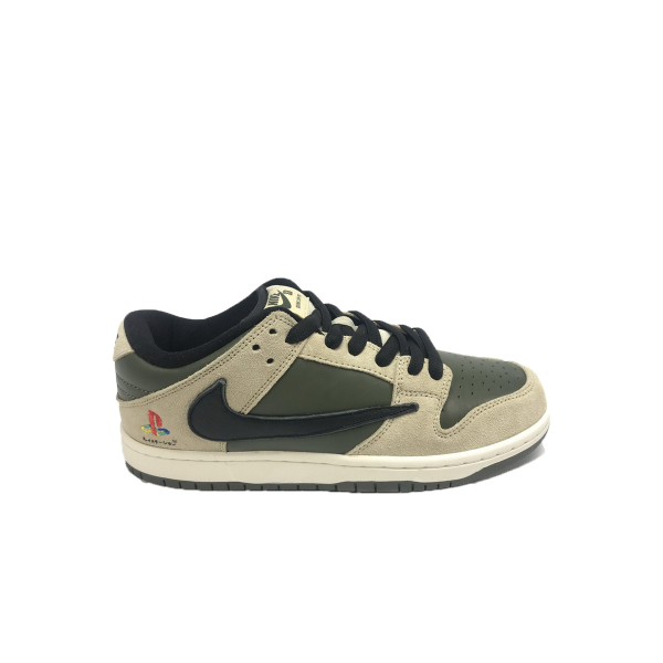 PKGoden Dunk SB Low PS5 Travis Scott PlayStation Beige Green,CU1726-100