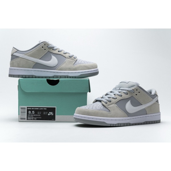 PKGoden Dunk SB Low Summit White Wolf Grey, AR0778-110