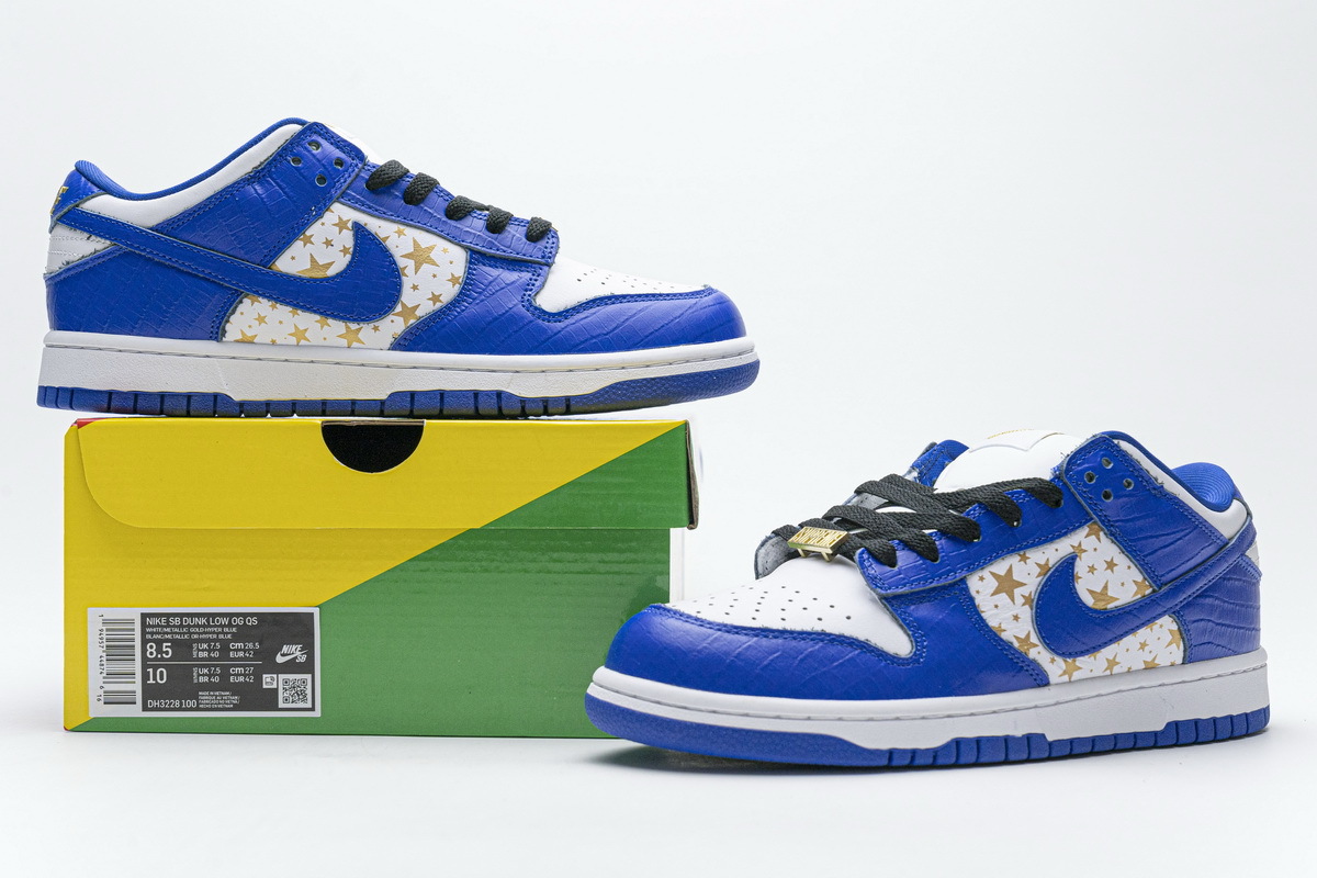 LJR Dunk SB Low Stars Hyper Royal (2021), DH3228-100