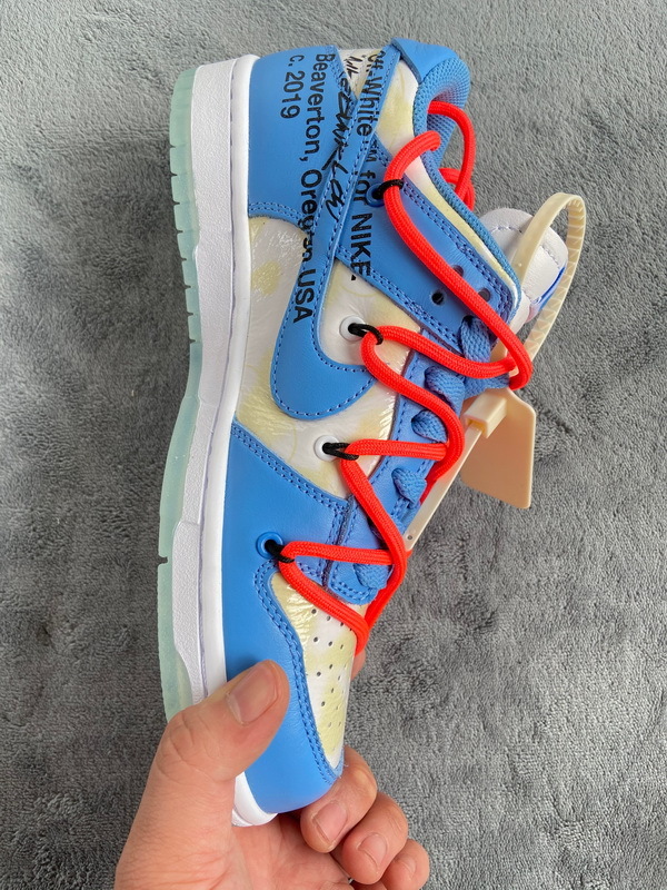 LJR Dunk SB Low UNC Off White x Futura Blue, DD0856-403