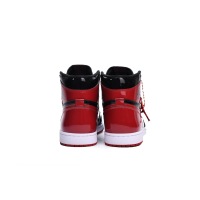 PKGoden Jordan 1 High OG Bred Patent , 555088-063