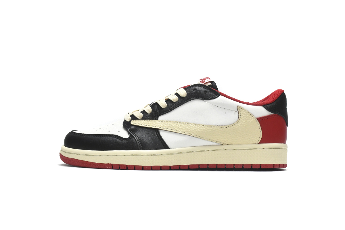 LJR Jordan 1 Low Black Red x Travis Scott, DM7866-166