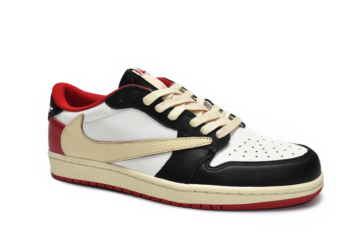 LJR Jordan 1 Low Black Red x Travis Scott, DM7866-166