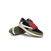 PKGoden Jordan 1 Low Dark Green x Travis Scott, DM7866-196