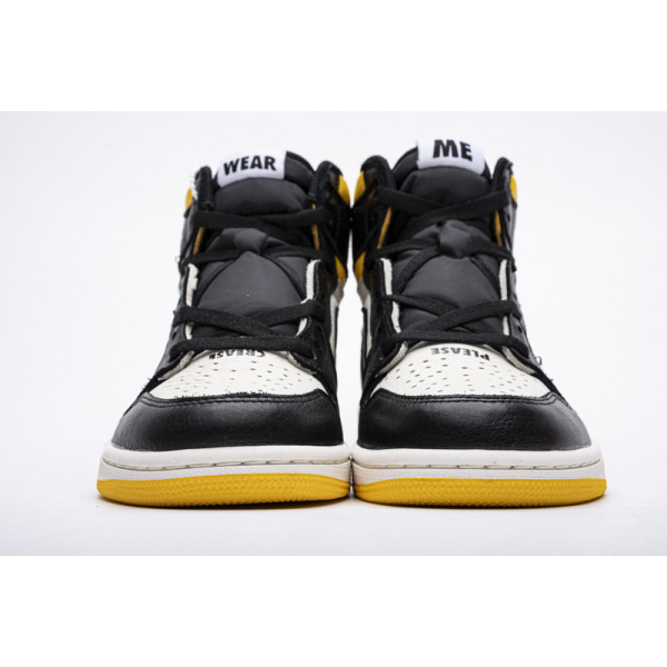 PKGoden Jordan 1 Retro High &quot;Not for Resale&quot; Varsity Maize，861428-107