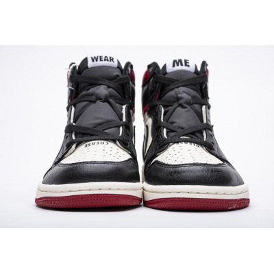 PKGoden Jordan 1 Retro High &quot;Not for Resale&quot; Varsity Red，861428-106  