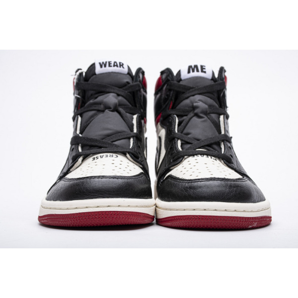 PKGoden Jordan 1 Retro High &quot;Not for Resale&quot; Varsity Red，861428-106  