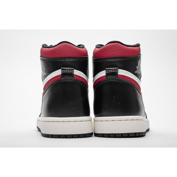 PKGoden Jordan 1 Retro High Black Gym Red，555088-061 