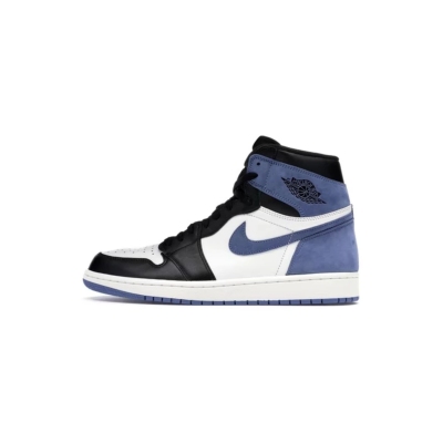 PKGoden Jordan 1 Retro High Blue Moon，555088-115  