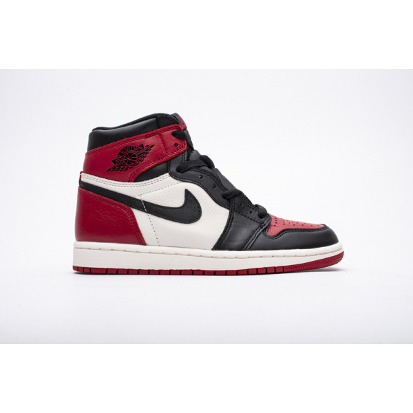 PKGoden Jordan 1 Retro High Bred Toe，555088-061  